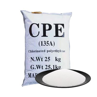 CAS 63231-66-3 PVC-Additive Verarbeitungshilfe CPE 135A 135b chloriertes Polyethylen